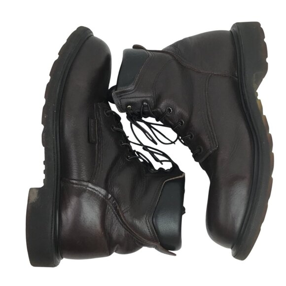 Red Wing Shoes 606 SuperSole Waterproof Mens 11.5 Oil & Slip Resistant Leather W - Picture 3 of 12